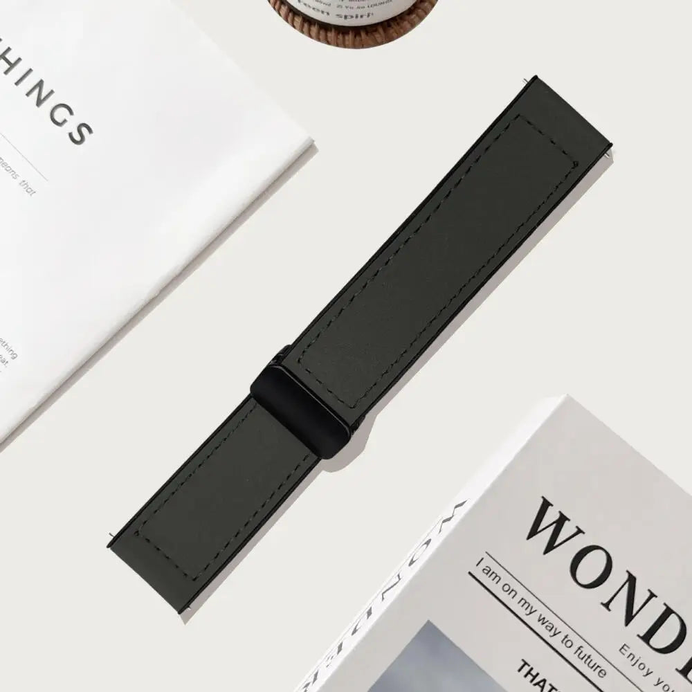 Leather Silicone Magnetic Strap for CMF Watch Pro 2/3 — Wristband Bracelet Correa Belt for Nothing Watch Pro 2/3
