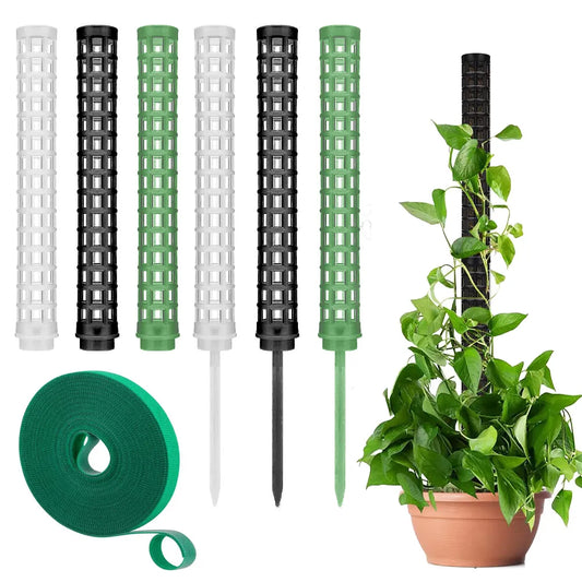 Plants Climbing Stick - Sphagnum Plant Support Trellis Frame - Water Moss Column Pole for Potted Flower Vines Climbing