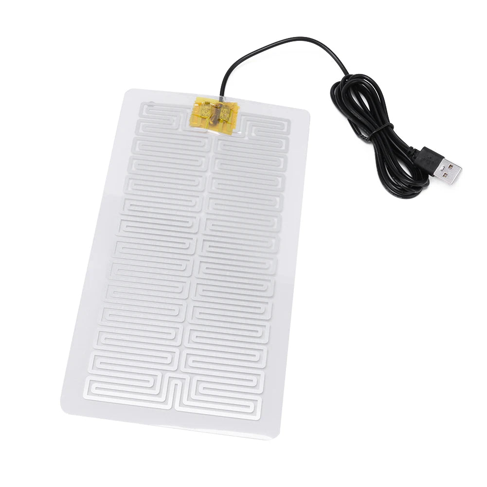 USB 5V Heating Pad - Plug & Play Warm Plate Heater for Mouse Pad & Shoes