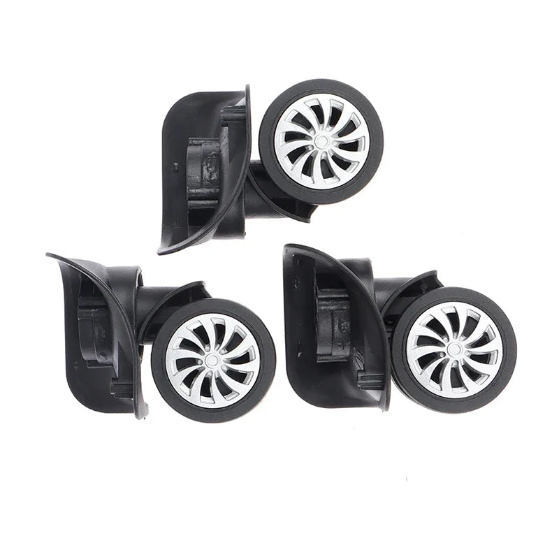 Universal 360° Swivel Suitcase Wheels — Replacement Trolley Luggage Wheels