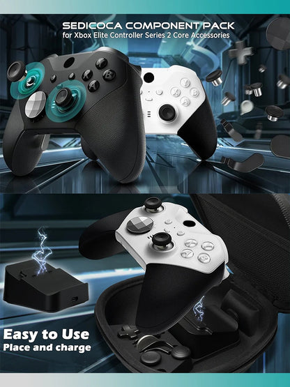 Xbox Elite Series 2 Controller Carrying Case & Component Kit – Replacement Joystick Pack