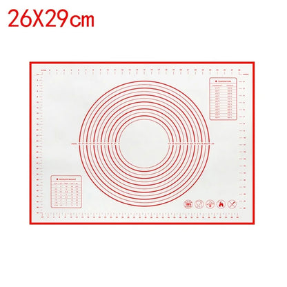 UNTIOR Silicone Baking Mat – Non-Stick Kneading & Dough Mat for Pizza, Cake, and Cooking Bakeware