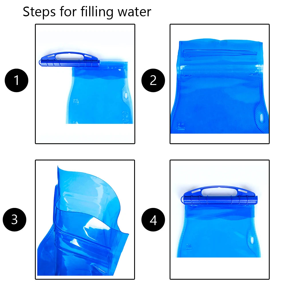 NEWBOLER Water Bladder Hydration Pack — BPA-Free 2L/3L Reservoir for Running, Hiking & Backpacking