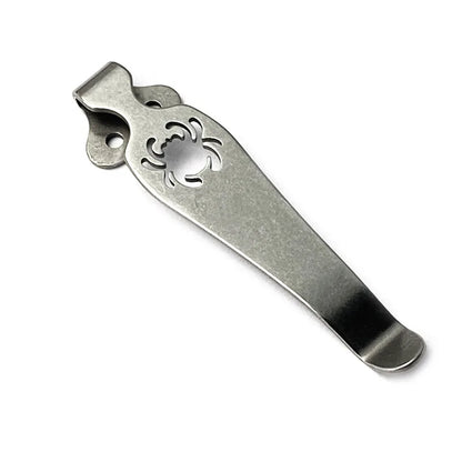 Titanium Alloy Knife Back Clamp - Replacement Accessory Compatible with Paramilitary 2 C8 Folding Knife