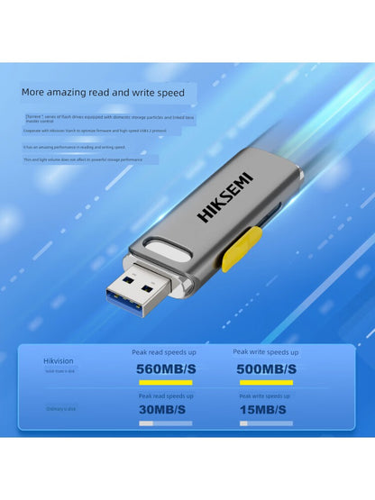 Hikvision 128GB, 256GB, 1TB Type-C Mobile Phone & Computer Dual Interface USB Flash Drive R36C