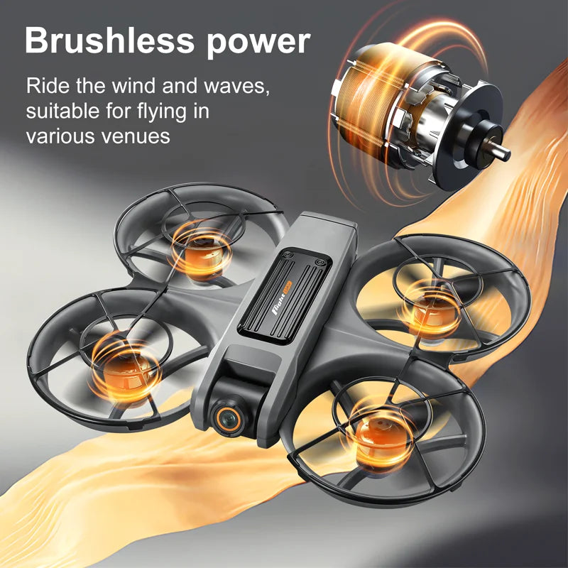 S156 GPS Foldable Drone – 8K Dual Camera, 5G WiFi, 360° Obstacle Avoidance, Brushless Motor FPV Quadcopter Toy
