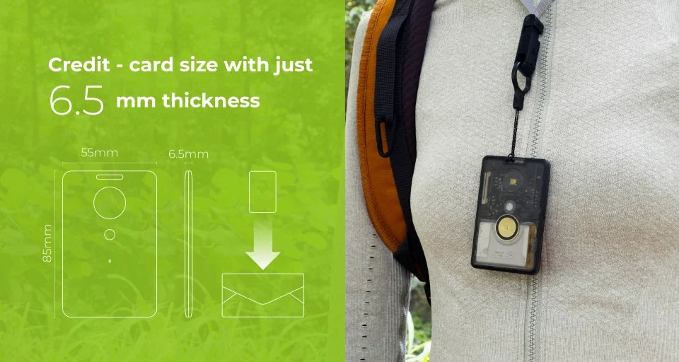 Meshtastic LoRa SenseCAP T1000-E GPS Tracker – 868MHz/915MHz, IP65, Antenna, nRF52840, BLE 5.0, Thread, Zigbee