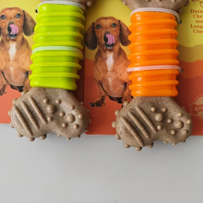 Durable Dog Chew Toy - Bite-Resistant Bone-Shaped Interactive Toy for Small, Medium & Large Dogs