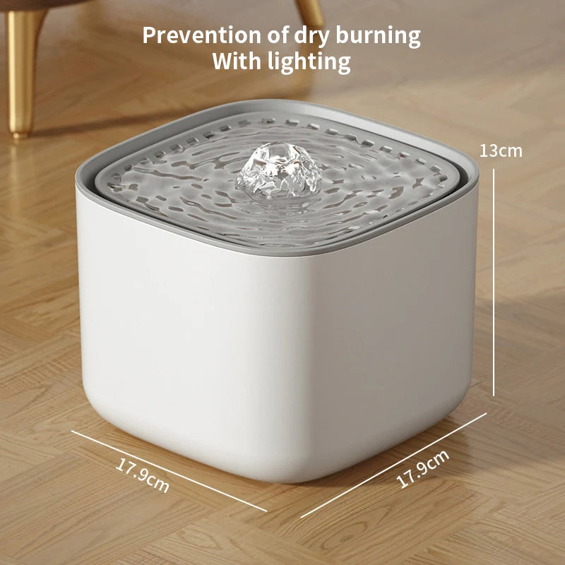 3L USB Cat Water Fountain – Automatic Filtered Water Dispenser for Cats