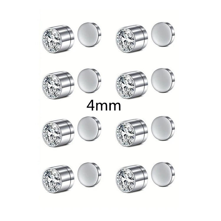 Magnetic Faux Nose Stud Set - 2 Piece No Piercing Punk Style Women’s Vintage Nose Jewelry