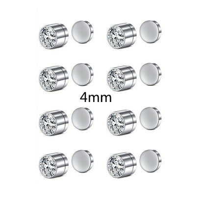 Magnetic Faux Nose Stud Set - 2 Piece No Piercing Punk Style Women’s Vintage Nose Jewelry
