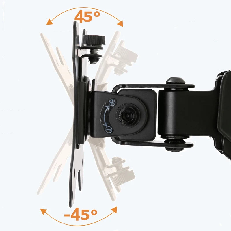 Universal Single Monitor Desk Mount – Adjustable Bracket for Screens Up to 32" and 19.8 lbs