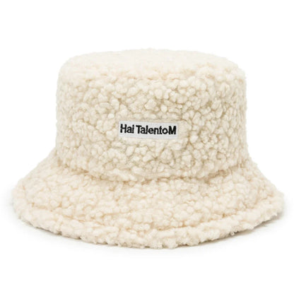 Unisex Winter Fleece Bucket Hat – Warm Cold-Resistant Fashionable Fisherman Cap with Sunshade
