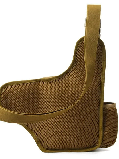 Camping Climbing Bag - Tactical Chest Pouch for Men, Cycling, Hiking, Travel, Outdoor Sports, Molle Crossbody Fanny Pack