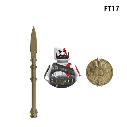 God of War Kratos Building Blocks – Mini Action Figures Toy for Kids’ Party Gifts