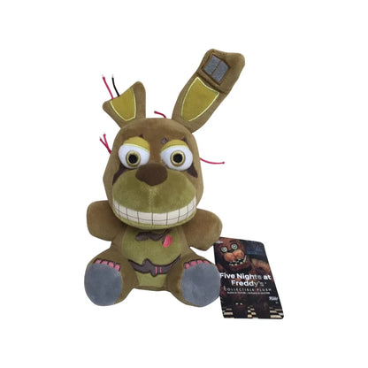 Five Nights at Freddy’s Plush Toy Set – Cute FNAF Stuffed Dolls Bonnie, Bear, Foxy & Freddy for Kids Gift