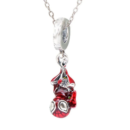New Spider-Man Superhero Pendant Necklace – Spider Battle Uniform Jewelry Gift for Fans & Christmas