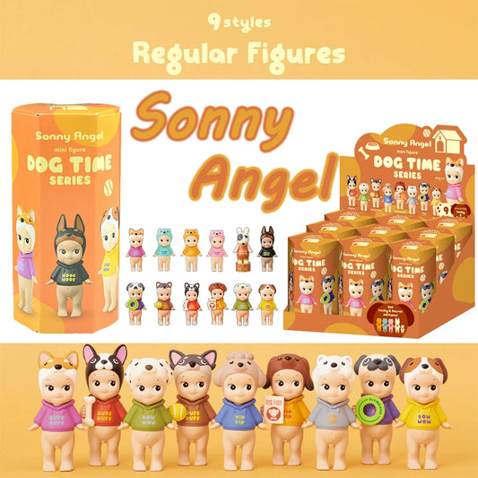 75-Style Kawaii Sonny Angel Mini Figure Blind Box – Dreaming Dogtime Collectible Doll for Kids & Fans