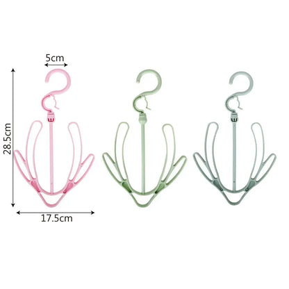 Multifunctional Shoes Drying Hanger - Windproof Rotatable Balcony Rack for Scarves, Neckties, and Shoes - Home Storage Organizer