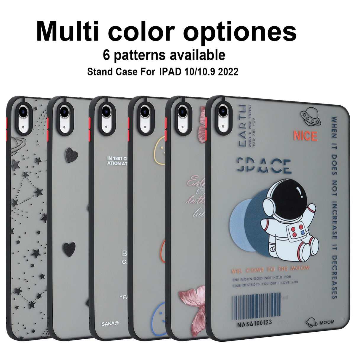iPad Protective Case - Cover for iPad A16, 11th, Pro 11, Air 4/5/6, 9th/10th Gen & Mini 6/7