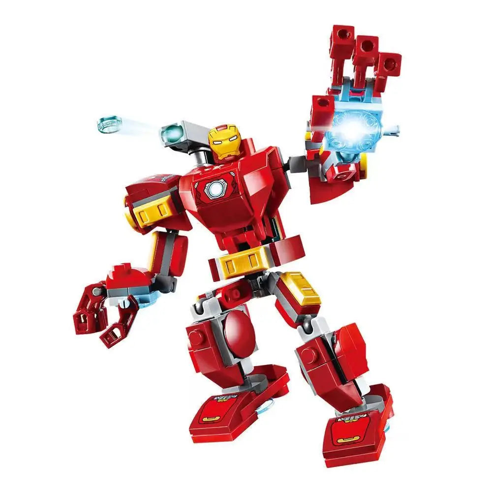 76270/76302 Superhero Building Blocks — Avengers Thor, Iron Man & Thanos Action Figure Model Toy