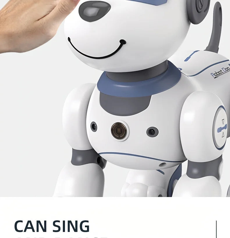Intelligent Robot Dog Toy - Remote Control, Sing & Dance, Smart Interactive Programmable Puppy for Kids