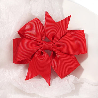 20/40PCS Sweet Candy Color Bow Hair Clip Set – Cute Ribbon Hairpins for Baby Girls & Kids Hair Accessories Gift