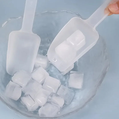 5/10PCS Plastic Ice & Food Scoops — Kitchen Measuring Shovels for Flour, Candy, Ice Cream, and Party Use