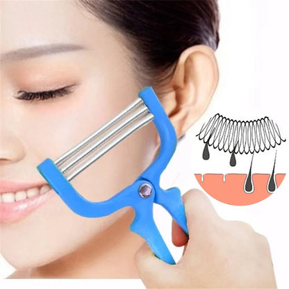 Handheld Facial Hair Remover Spring Roller – Safe Reusable Mustache & Face Hair Removal Tool for Women