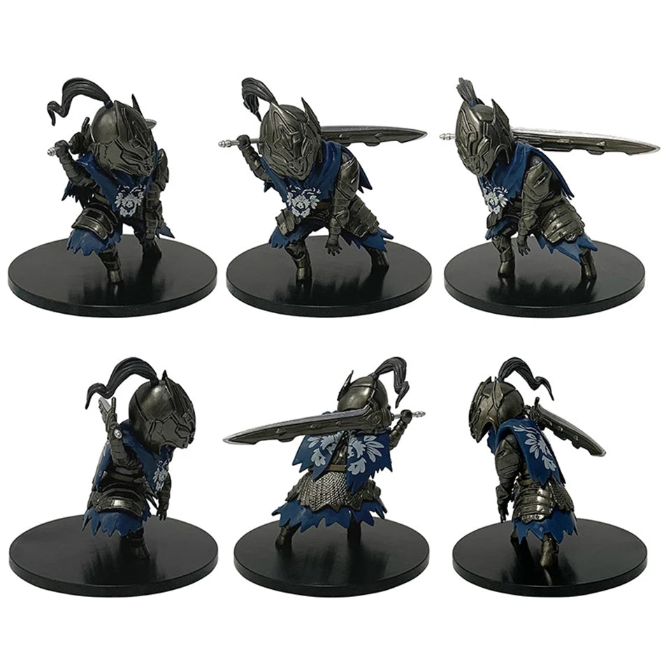 Q-Version Dark Souls Anime Action Figure – Solaire, Artorias, Ornstein & Fire Keeper Doll, Collectible Toy for Boys & Gifts