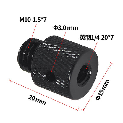 Reinforced Camera Screw Adapter - 1/4 to 3/8 Inch Male Female Thread Converter for Tripod Monopod Ball Head Light Bike Mount