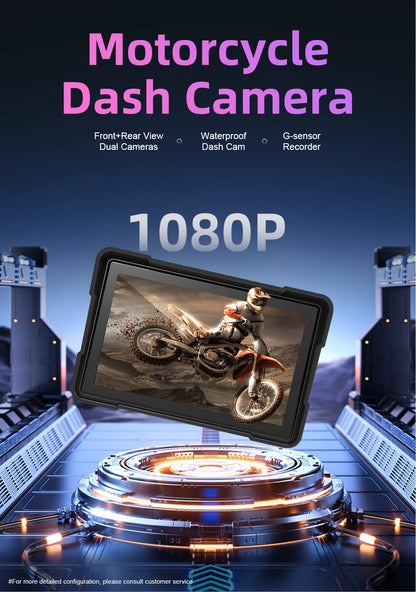 6.25-Inch Motorcycle GPS Navigation Screen with Wireless CarPlay & Android Auto – 1560x720 Resolution, Motor DVR Monitor, TPMS Optional