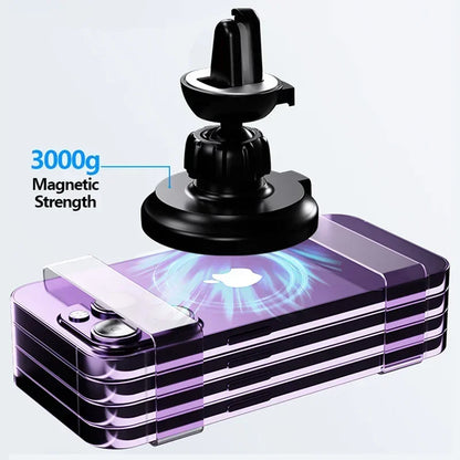 30W Magnetic Wireless Car Charger Stand – Fast Air Vent Mount for iPhone 15/14/13/12 Pro Max/Mini