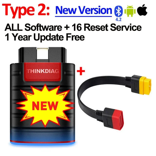 THINKCAR Thinkdiag OBD2 Scanner – Full Software Bidirectional Car Diagnostic Tool