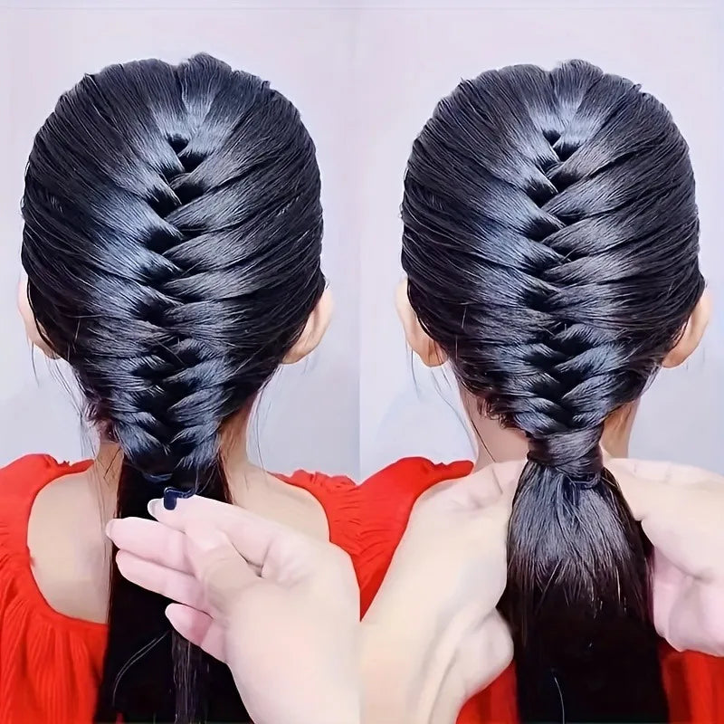 Multi-Purpose Hairstyle Tool - Fishbone Braid and Easy Hair Design Styling Tool
