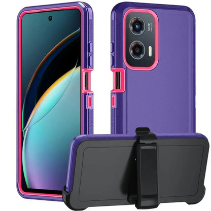 Ott Defender Series Case for Moto G – Anti-Drop Cover with Box & Clip for Stylus, Power, Play 4/5G (2023-2025), G04/24/13/23, E13/20/30/40