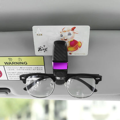 Car Sun Visor Glasses Clip - Auto Bracket for Women & Men, Glasses Holder Auto Interior Accessories