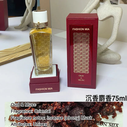 Sandalwood 75ml Unisex Long-Lasting Perfume Floral Cologne Fragrance for Men & Women Daily Wear, Work & Dating Scent Gift