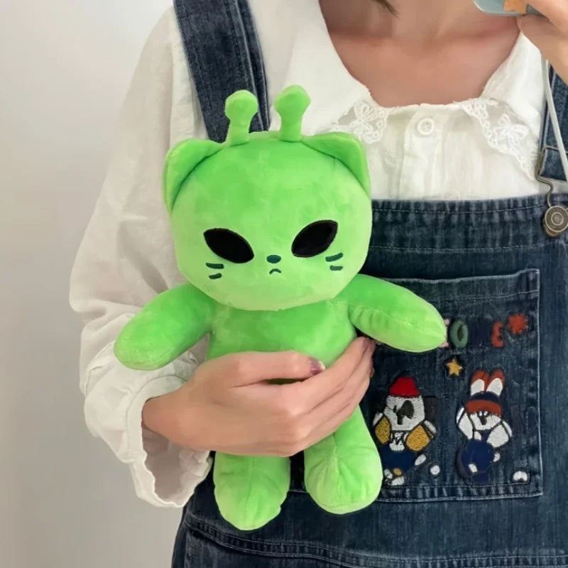 Cute Alien Cat Plush Toy - Super Soft Kawaii Stuffed Animal Pillow for Kids, Home Decor & Gift Giving