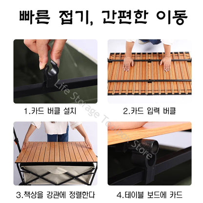 Foldable Camping Handcart with Widened Table Board – Portable Picnic & Outdoor Utility Cart