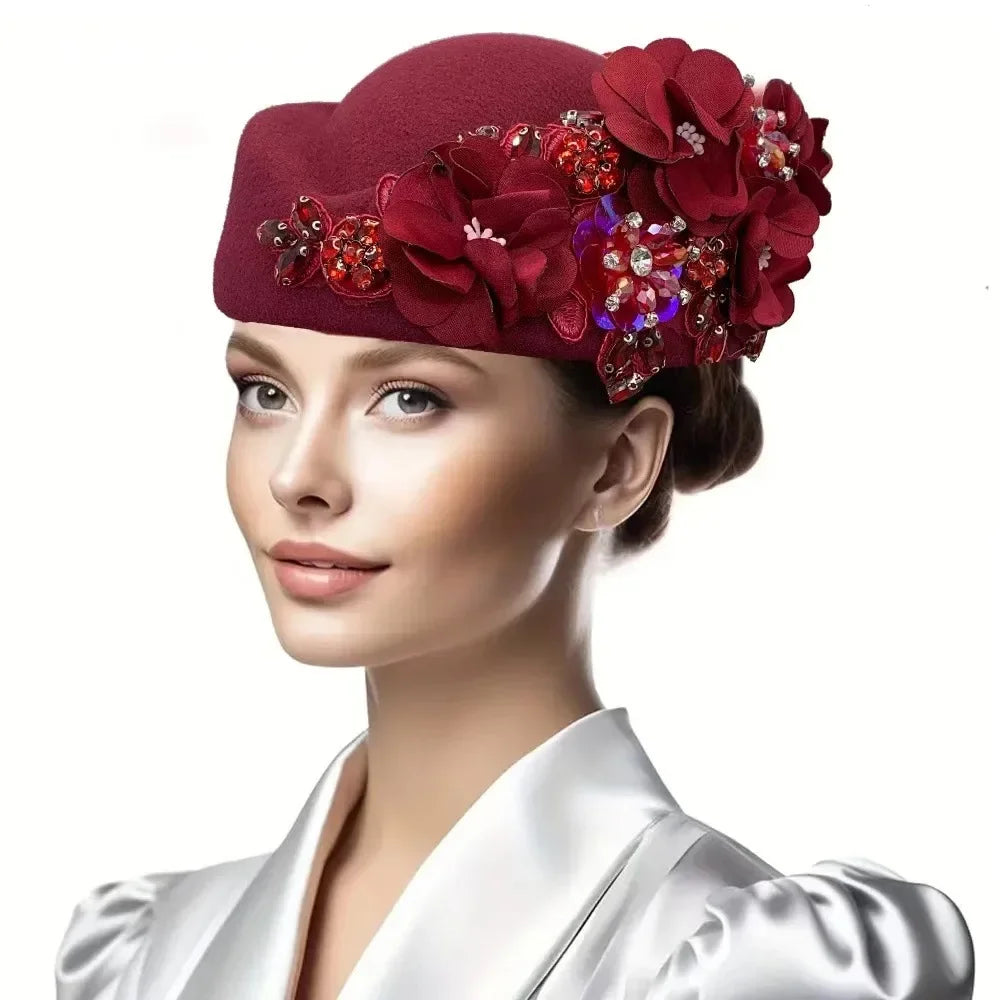 African Turban Headtie Hat - Floral Soft Head Wrap for Women, Church, Party & Casual Wear
