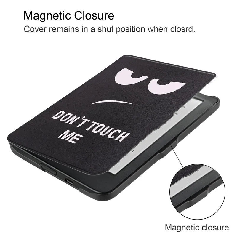 Kobo Clara BW/Clara Colour 2024 Case - 6 Inch Auto Wake Sleep PU Leather Cover, Soft Magnetic Ereader Hoesje N365 N367 Funda