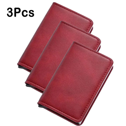 Slim RFID Aluminum Carbon Fiber Men’s Wallet – Slim Business Card & Credit Card Holder Case