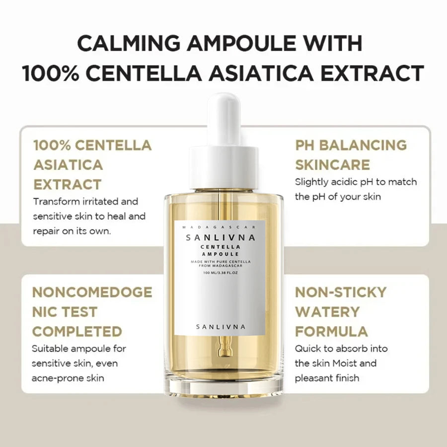 Madagascar Centella Asiatica Ampoule – Moisturizing & Firming Serum for Sensitive Skin