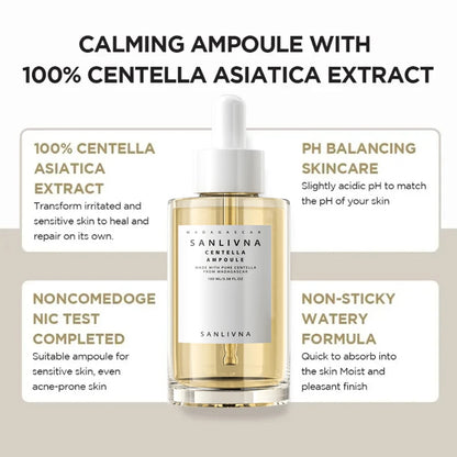 Madagascar Centella Asiatica Ampoule – Moisturizing & Firming Serum for Sensitive Skin