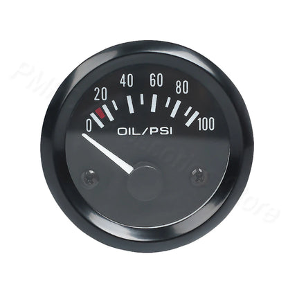 12V Car Gauge 52mm - Water Temperature, Oil Pressure, Fuel, Voltage & Ammeter Meter