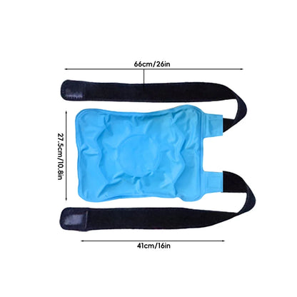 Reusable Gel Knee Ice Pack — Hot & Cold Compress for Knee Pain Relief & Foot Care