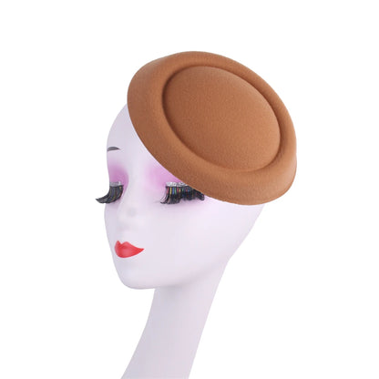 17CM Fascinator Bases for DIY Hair Accessories - Ladies' Wedding Hat, Millinery Cap for Bridal Chapeau