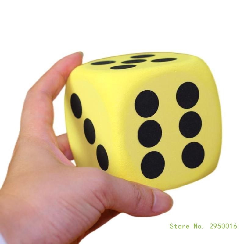 80mm Large Foam Dot Dice – Six-Sided Counting Toy for Kids, Learning Aids for Classroom Math and Board Games