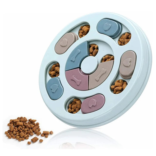 Dog Slow Feeder Bowl – Educational Toy for Interactive Feeding and Training